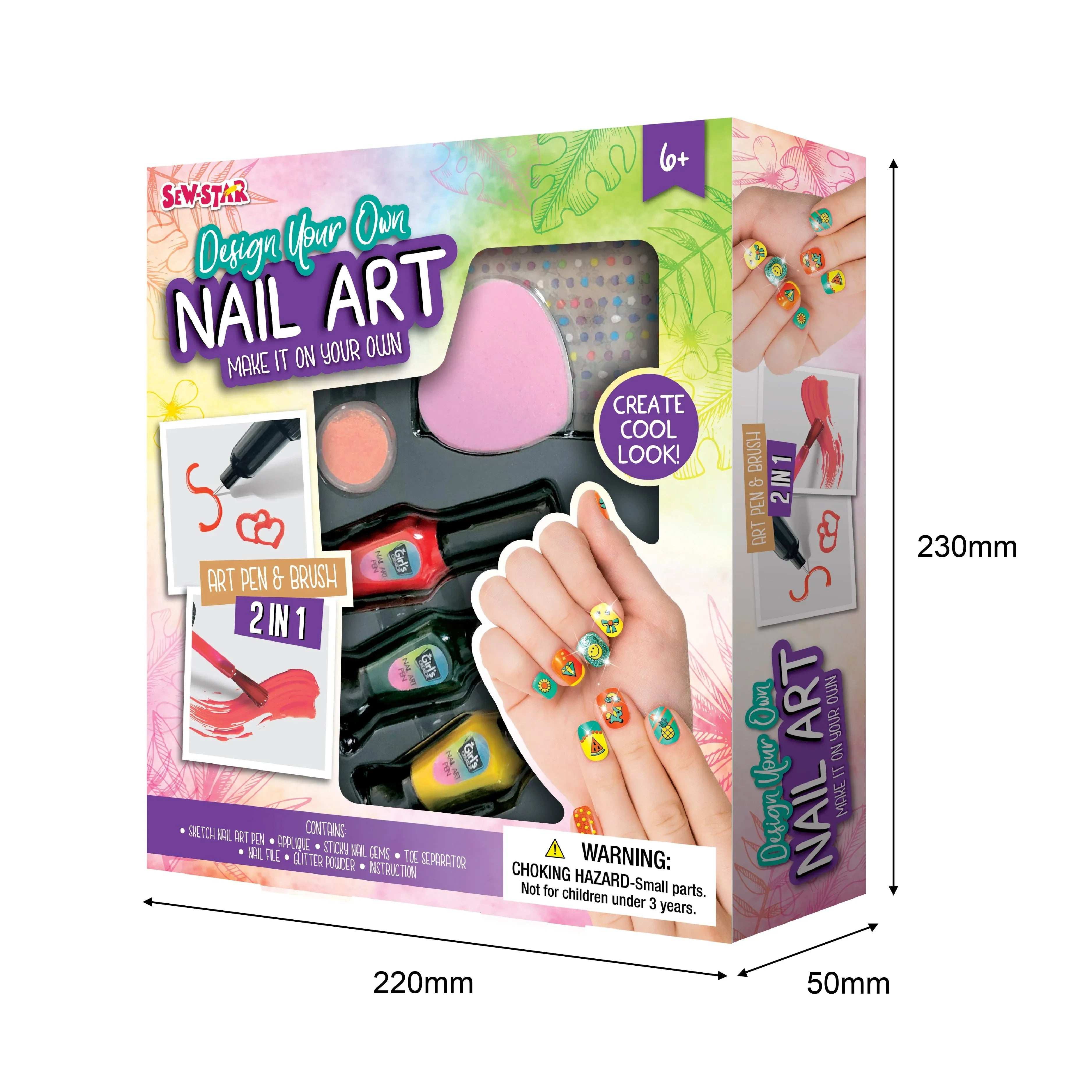 Design your own nail art for kids in Kuwait